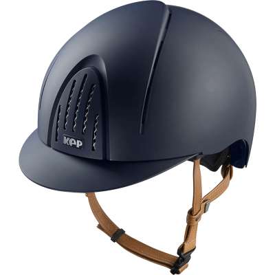 KEP Riding Helmet Smart NOVA Matt with Beige Chinstrap