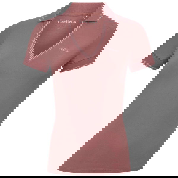 LeMieux Shirt Damen Serena FS25, Poloshirt, V-Ausschnitt, kurzarm