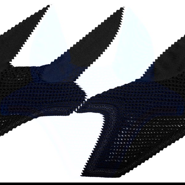 Kentucky Horsewear Fliegenhaube Wellington Velvet Mini Pearls Soundless, Fliegenmütze, Fliegenohren