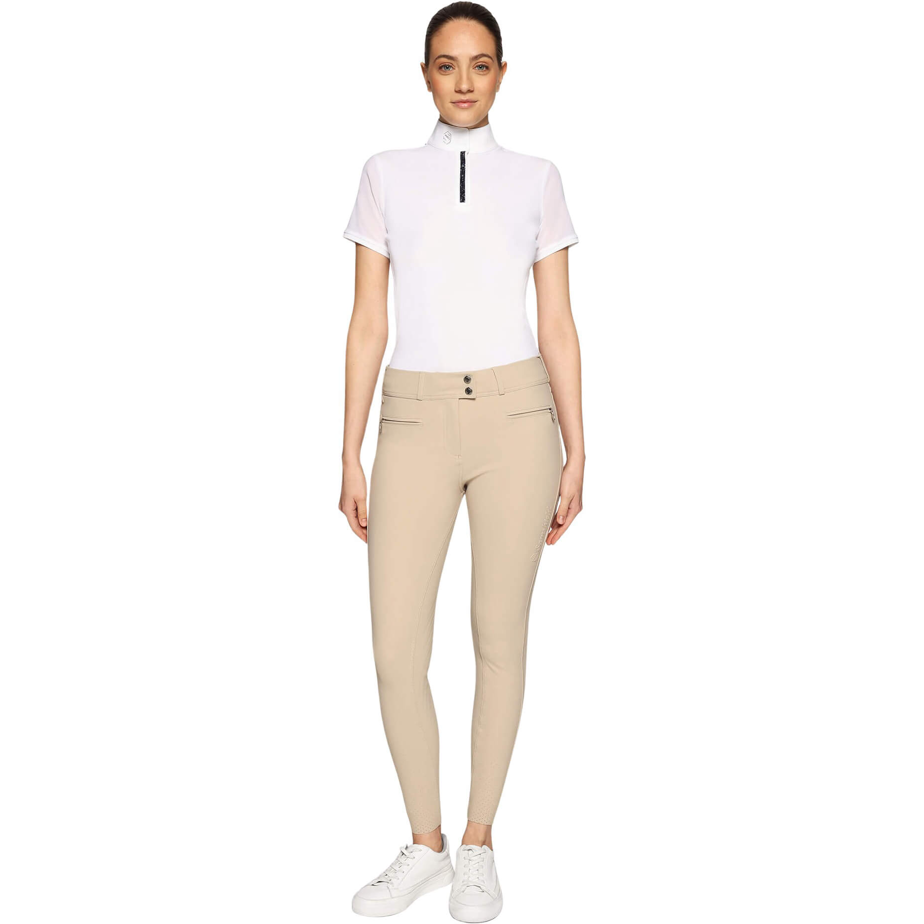 Samshield Reithose Damen Clara Air FS26, Vollbesatz, Full-Grip, High Waist, UV-Schutz