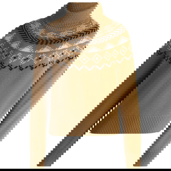 BOSS Equestrian Pullover Damen Anuk HW25, Strickpullover, Norweger Muster