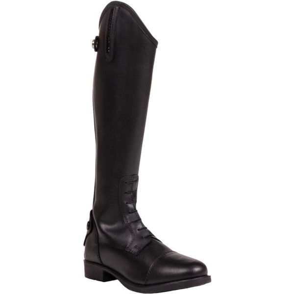 QHP Reitstiefel Jessy Junior, Kunstleder, Mädchen, Damen, schwarz