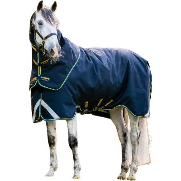 Horseware Outdoor Rug Duo Force 2.0 Turnout, 100 g, Liner 100 g + 300 g, incl. Removable Neck Cover