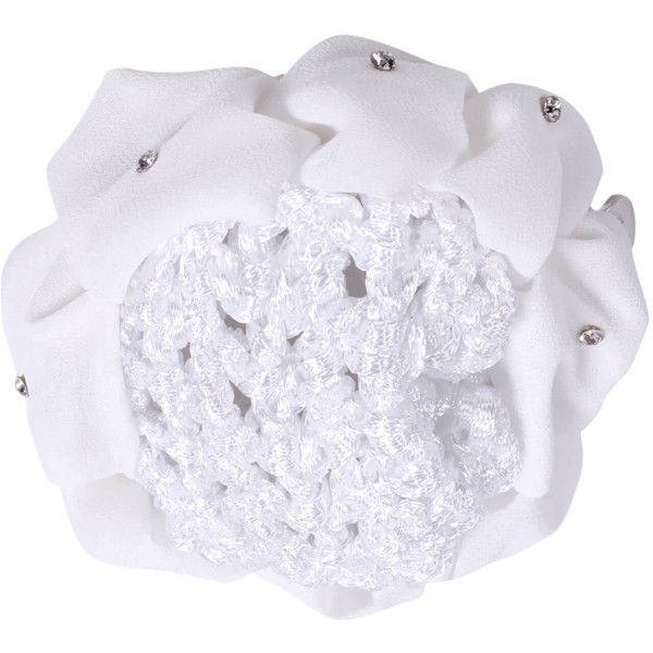 QHP Hairnet Hair Bow Flower