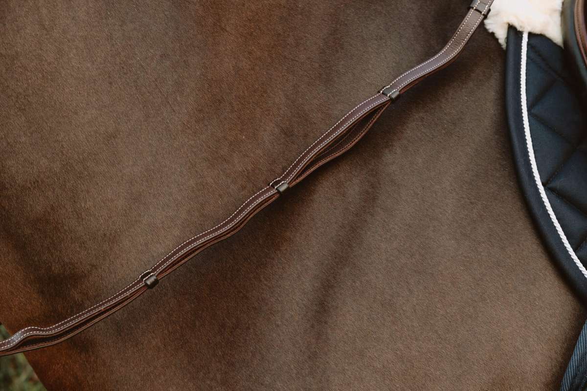 LeMieux Rubber Grip Continental Reins In Black