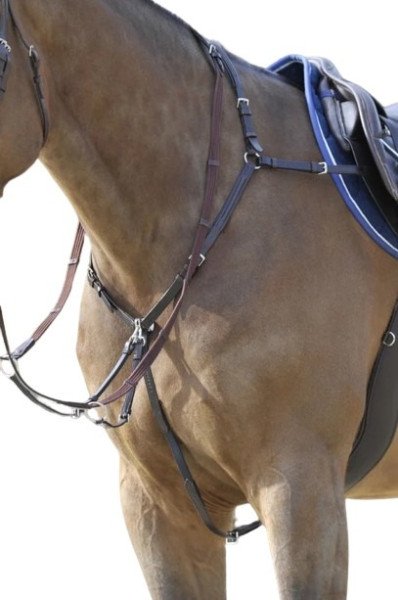 Stübben Sidefit Breastplate, with Separately Buckleable Martingale Fork