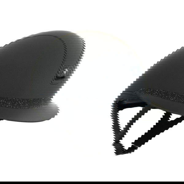 Samshield Riding Helmet Miss Shield 2.0 SM, FB + Blazon Crystal Fabric Summer Nights,Trim Matt Black