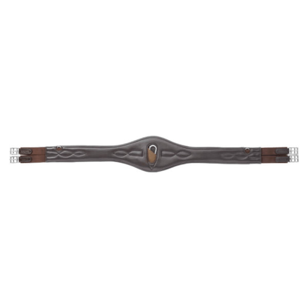 Kavalkade Saddle Girth Comfort, Soft leather, with Elast