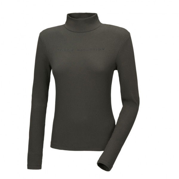 Pikeur Women's Shirt Roll Neck FW22, Long-Sleeved, with Turtleneck