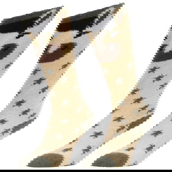 LeMieux Socken Damen Fluffy Character HW25, Kuschelsocken, Kniestrümpfe