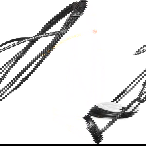 Kieffer Trense Sylvie II, englisch kombiniert, mit Zügeln