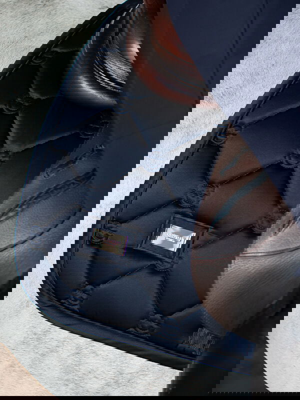 Equestrian Stockholm Jumping Saddle Pad Modern Tech Navy FUNDIS