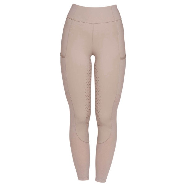 Equestro Reitleggings Damen Perforated Inserts FS26, Vollbesatz, Full-Grip, Sommerreitleggings
