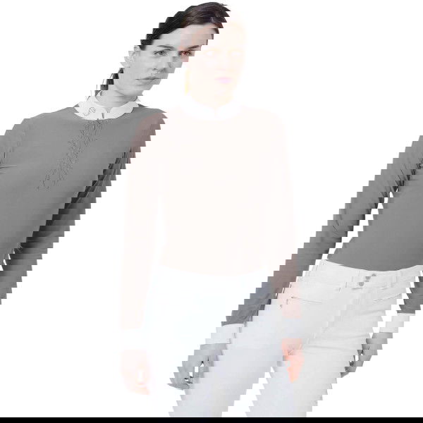 Samshield Women's Competition Shirt Loise Crystal Leaf, long-sleeved