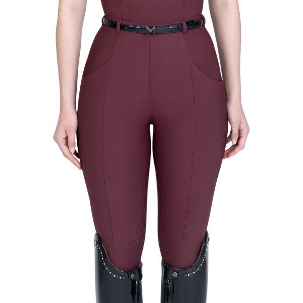 Maximilian Equestrian Reitleggings Damen Velya, Vollbesatz, Full-Grip, mit Gürtel