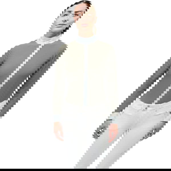 Samshield Turniershirt Damen Julia Crystal Leaf HW23, Turnierbluse, langarm