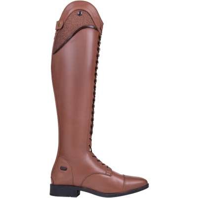 QHP Riding Boot Hailey Adult, Leather Riding Boot, Women, Brown