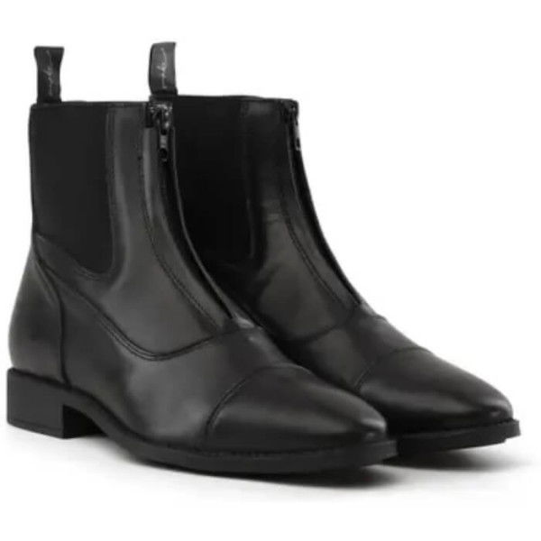 Dyon Ankle Boots, with Front Zip, Leather, Women, Men