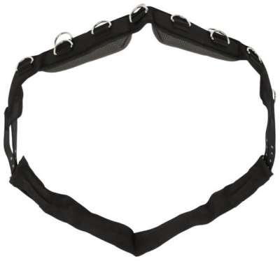 Kerbl Longiergurt, breit, 9 Ringe