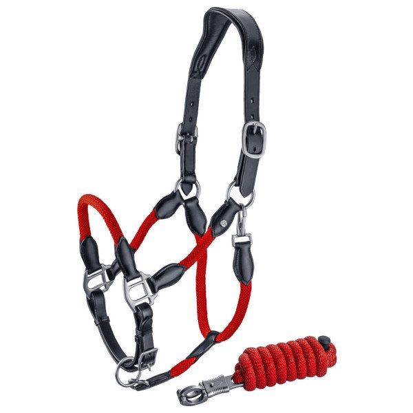 Sunride Halfter Set Denver, Lederhalfter, mit Anbindestrick