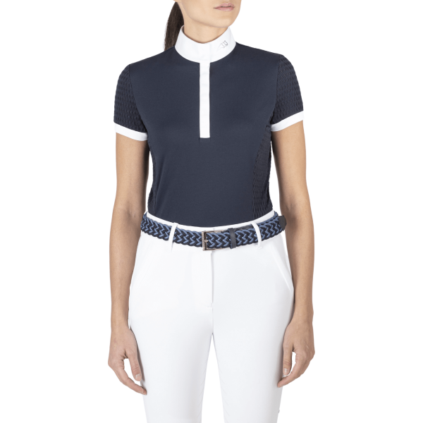 Equiline Shirt Damen Catic HW23, Poloshirt, Turniershirt, kurzarm