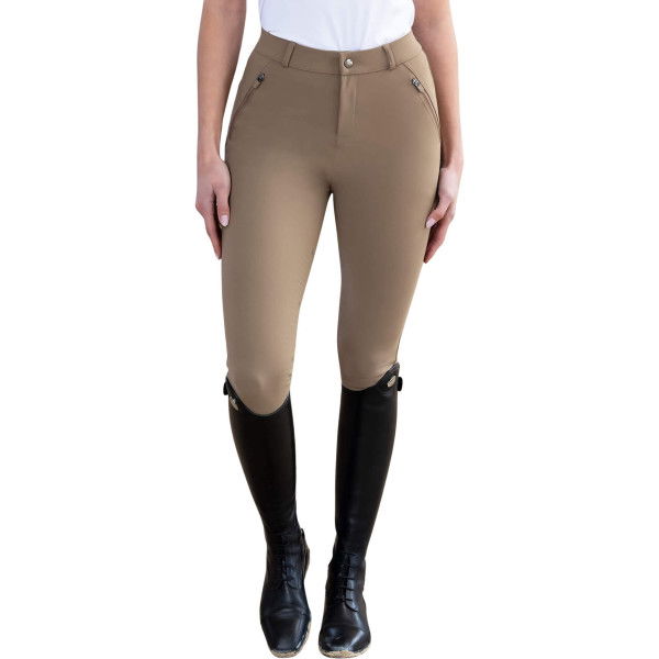 Maximilian Equestrian Women's Riding Breeches Geo, Full Seat, Full-Grip, High Waist