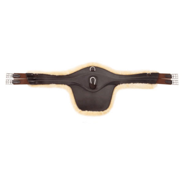 Kavalkade Saddle Girth Excellence, Stud Protection Girth, with Lambskin, Elastic