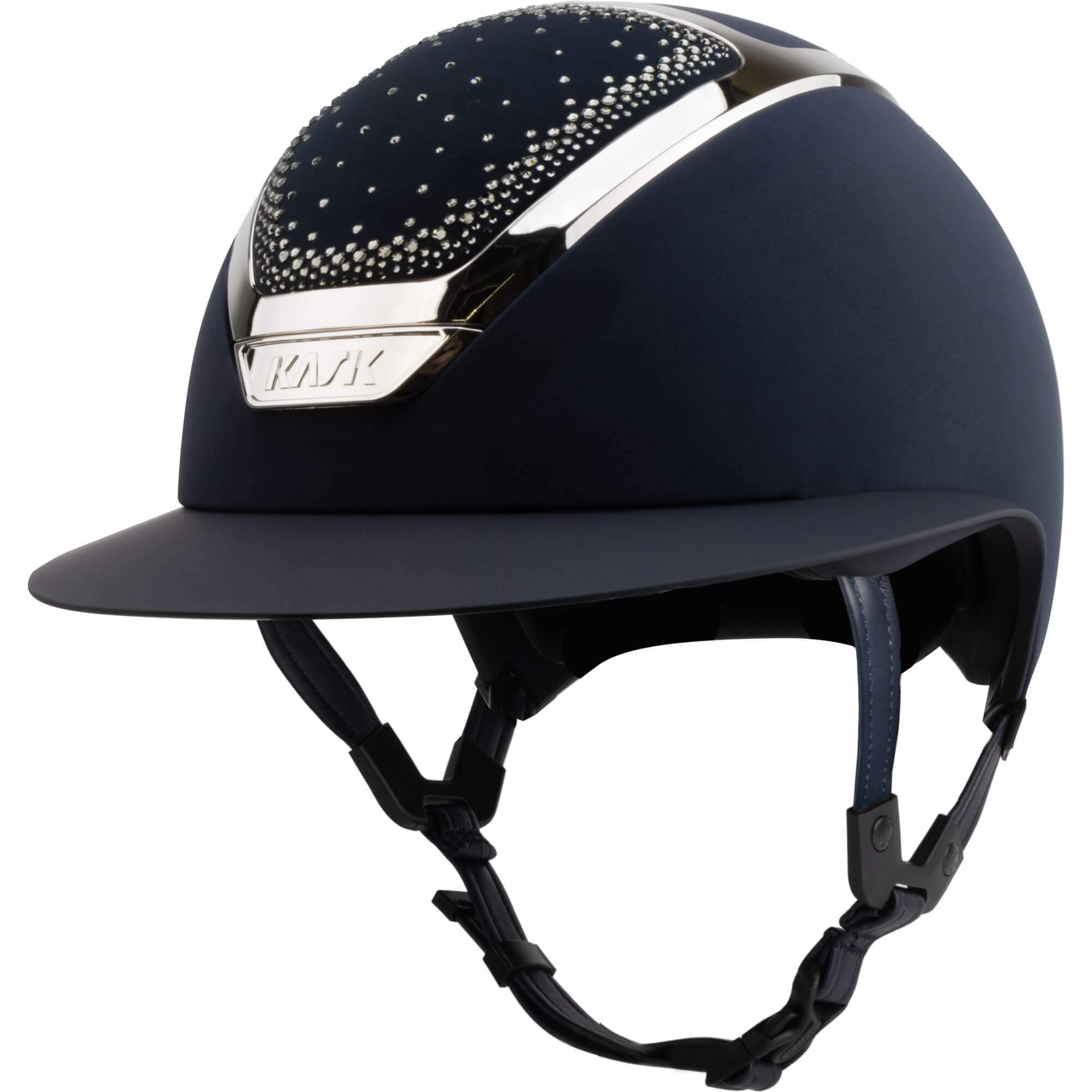Kask Reithelm Star Lady Chrome Swarovski In-Out Diamond