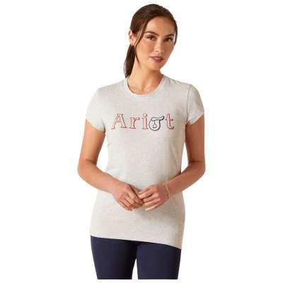 Ariat T-Shirt Damen Saddle, kurzarm