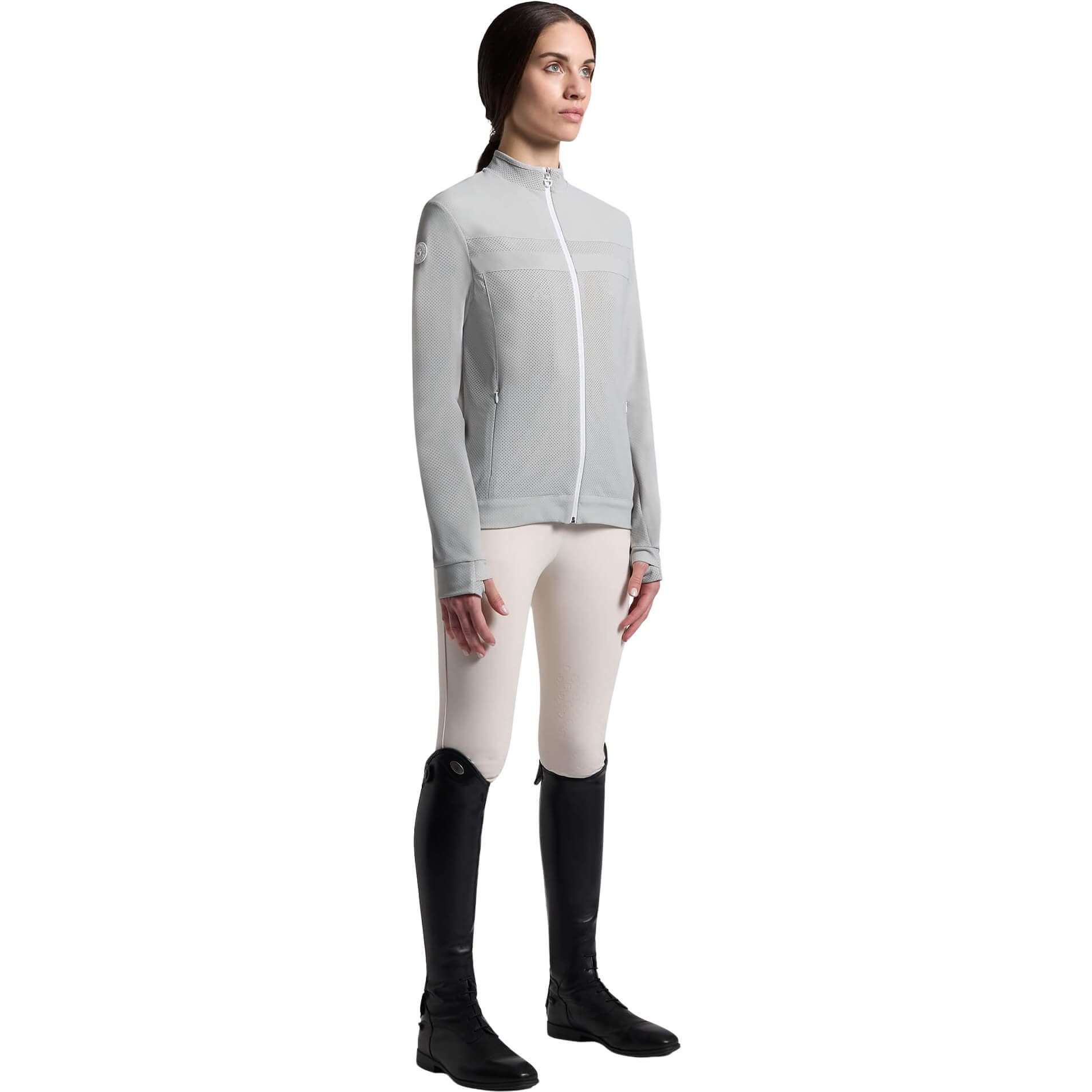 Cavalleria Toscana Jacke Damen CT Zip Tech FS26, Swetjacke, Trainingsjacke