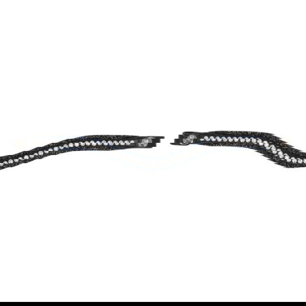 QHP Browband Skye, Curved, with Rhinestones