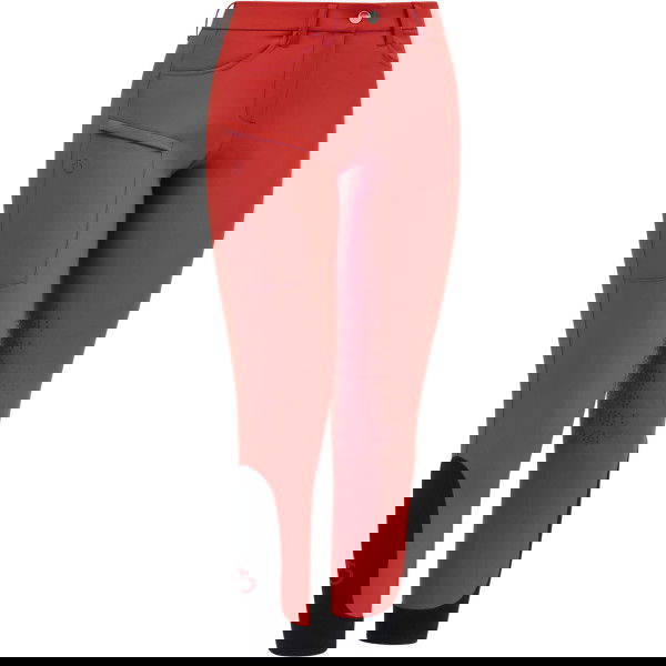 Cavalleria Toscana Girls' Riding Breeches Colour Grip, Knee Seat, Knee-Grip, UV Protection