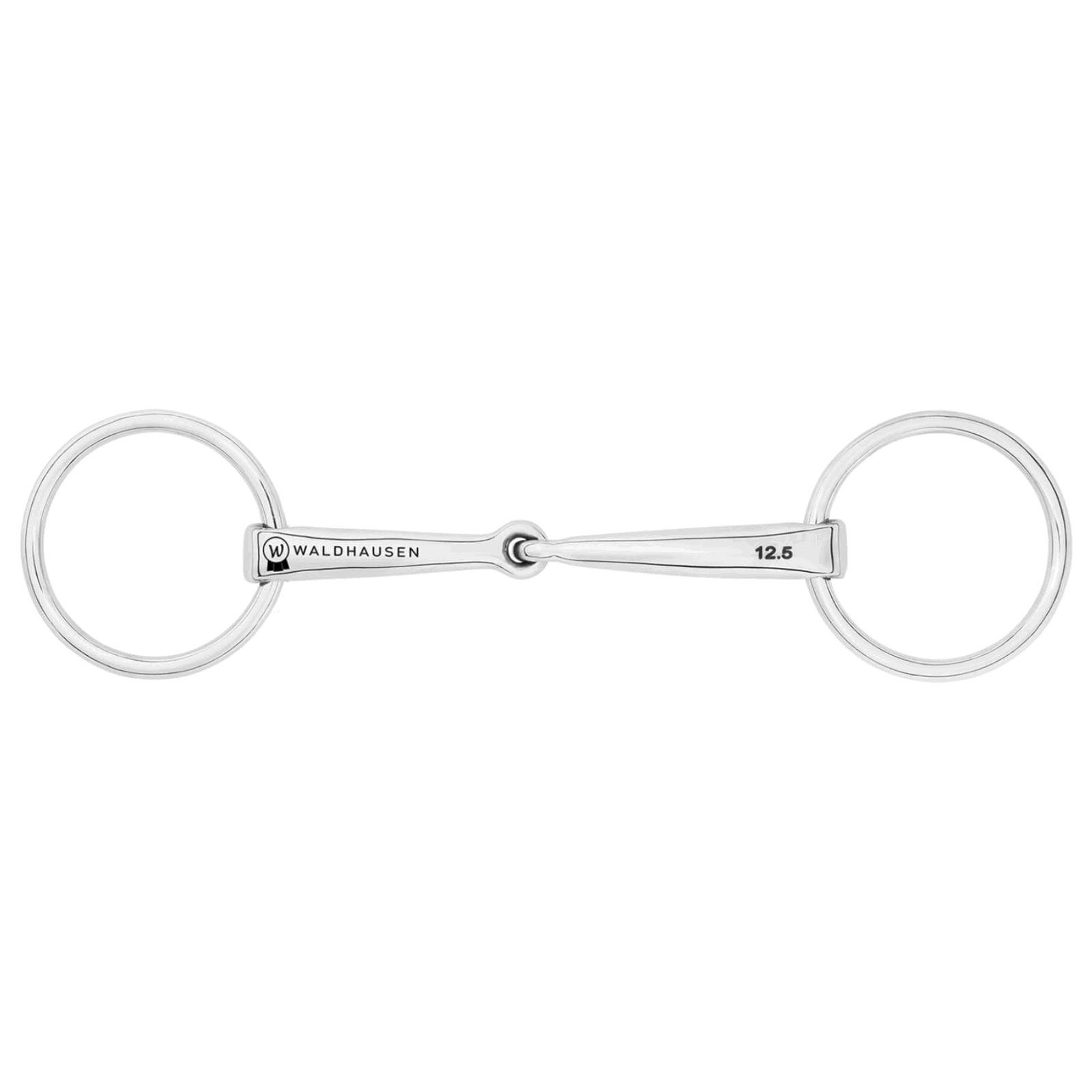 Waldhausen Unterlegtrense, Edelstahl, einfach gebrochen, Gebiss