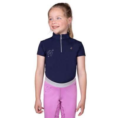 QHP Shirt Kinder Gwenn FS24, Trainingsshirt, kurzarm