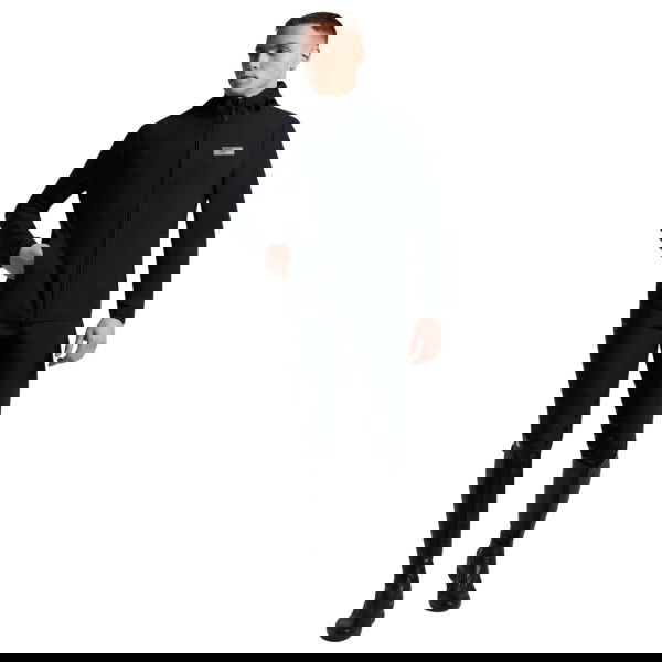 RG Italy Men's Bonded Jacquard Jersey Jacket, Softshell Jacket, Hooded Jacket