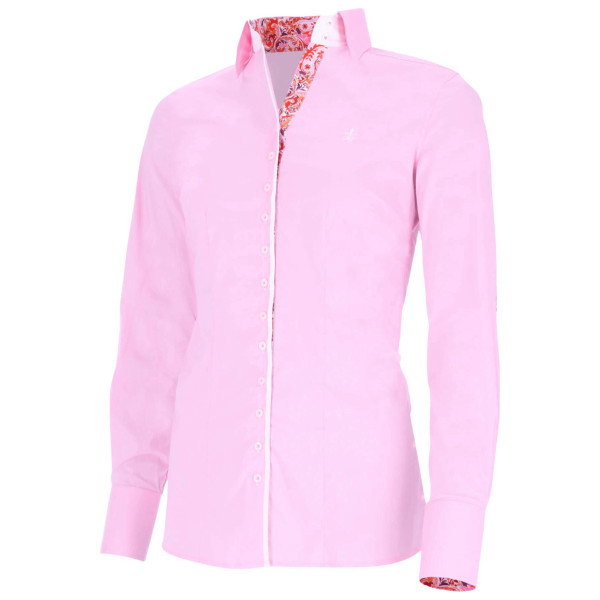 Fior da Liso Bluse Damen Viola Paisley L, langarm