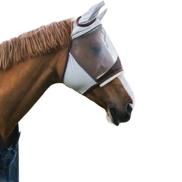 Kentucky Horsewear Fliegenmaske Skin Friendly, Fliegenschutzmaske, mit Ohren