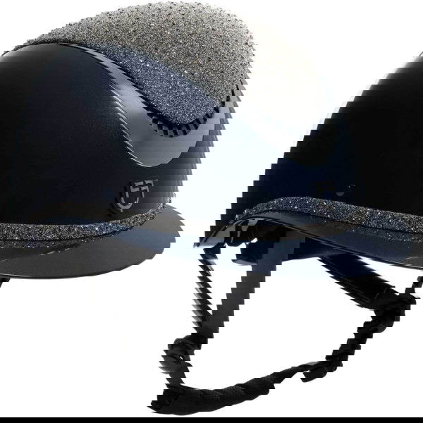 Equestro Reithelm Rhinestones, Wide Visor
