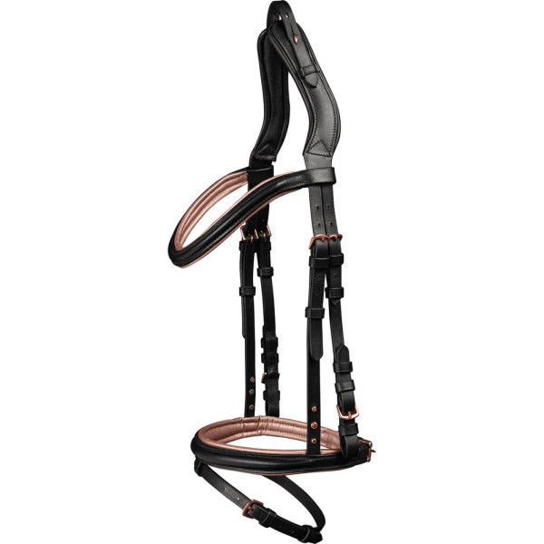 Waldhausen Bridle Rose, english combined, for Icelandic Horses