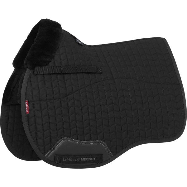 LeMieux Saddle Pad Merino+ Half Lined GP Square, Jumping Saddle Pad