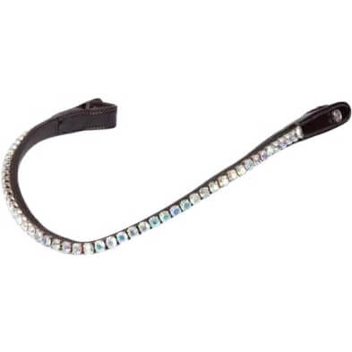 PS of Sweden Browband Sleek Snow White, Curved