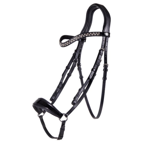 QHP Bridle Phaedra, dropped noseband, with Reins