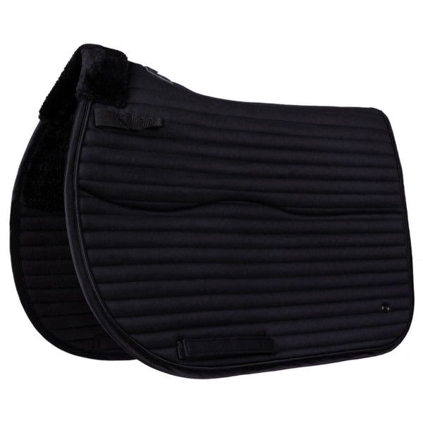 QHP Jumping Saddle Pad Avélie FW24, Faux Fur