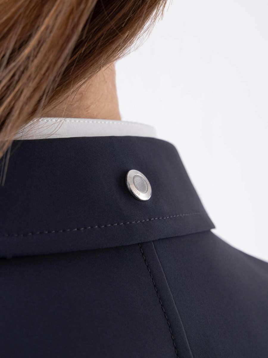 乗馬　EQUILINE 競技用ジャケットGIOIA 38ネイビー Equiline X-Cool Competition Jacket Gioia