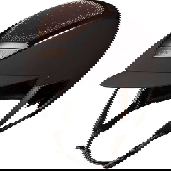 Kask Reithelm Dogma Chrome Swarovski In-Out Greige