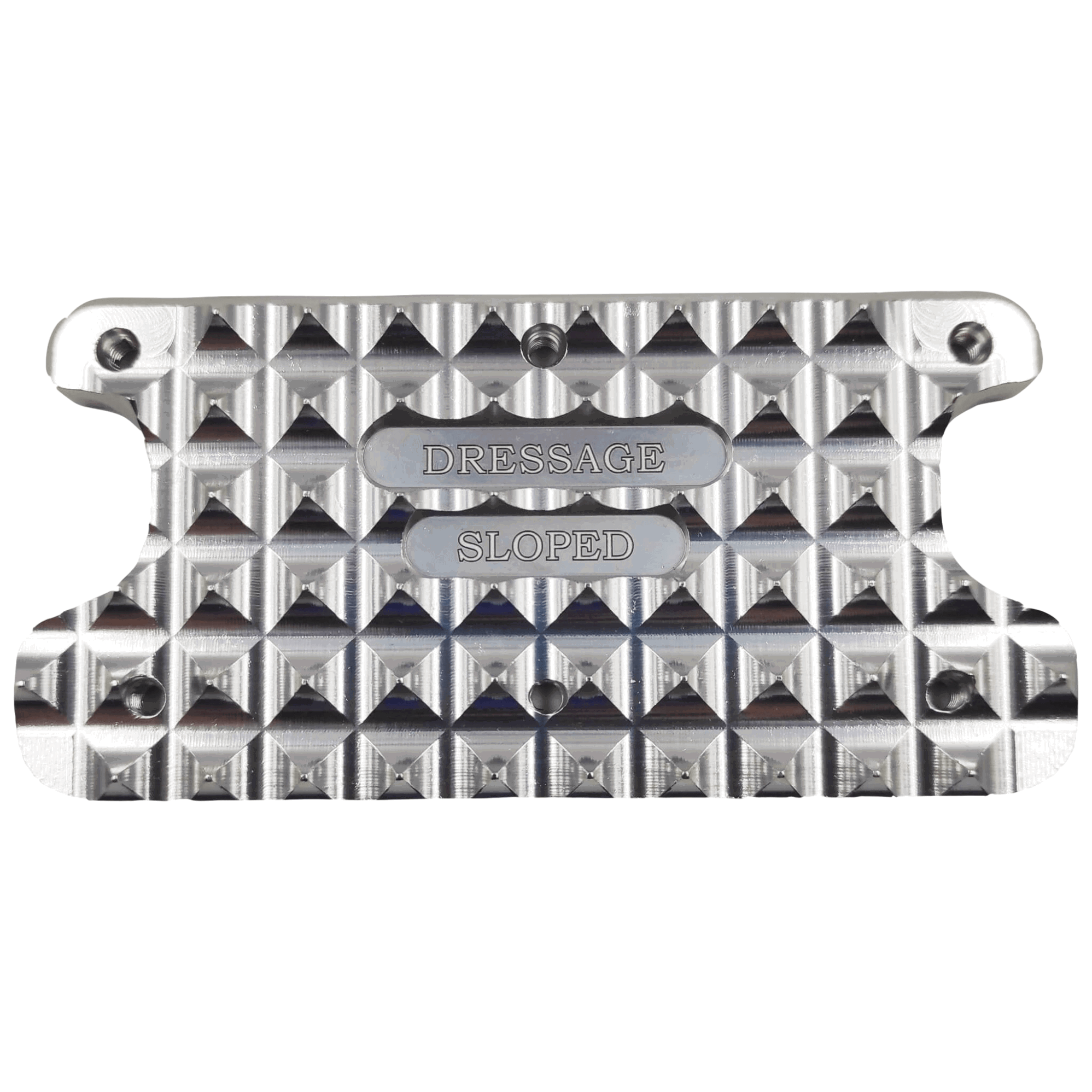 Tech Stirrups Steigbügeleinlagen Pad Dressage Sloped, Ersatztrittflächen, Aluminium