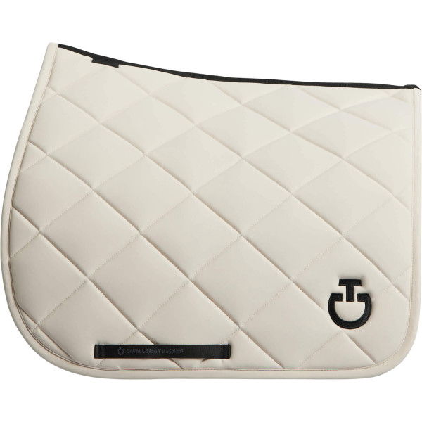 Cavalleria Toscana Saddle Pad Diamond Quilted Jersey FW24, Jumping Saddle Pad