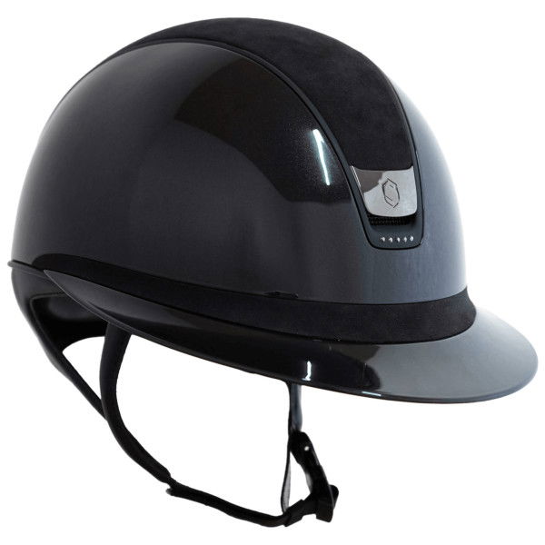 Samshield Riding Helmet MS 2.0 SG, Top+Frontal Band Alct,Trim Matt,Blazon Black Chrome,5 Sw Hematite