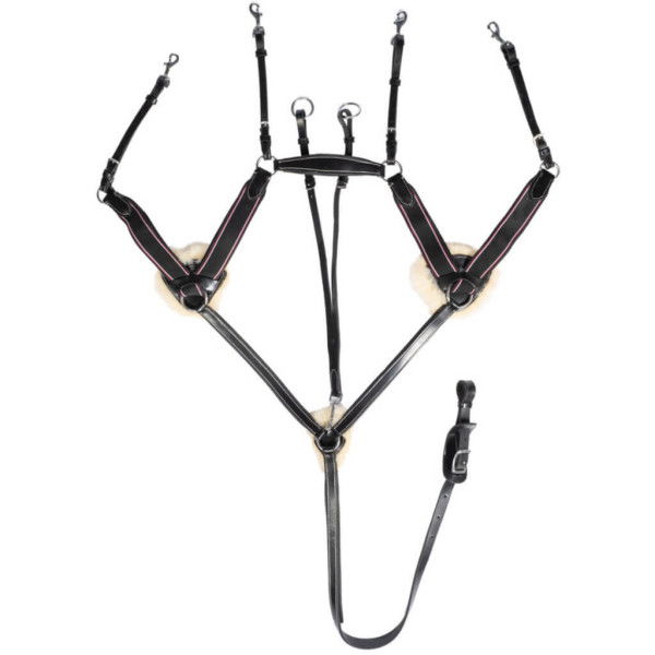 HKM Breastplate with Martingale Fork