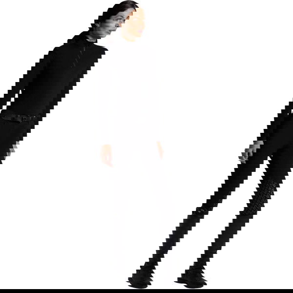 Cavalleria Toscana Women's Shirt Jersey Fleece Half Zip FW25, Training Shirt, long-sleeved